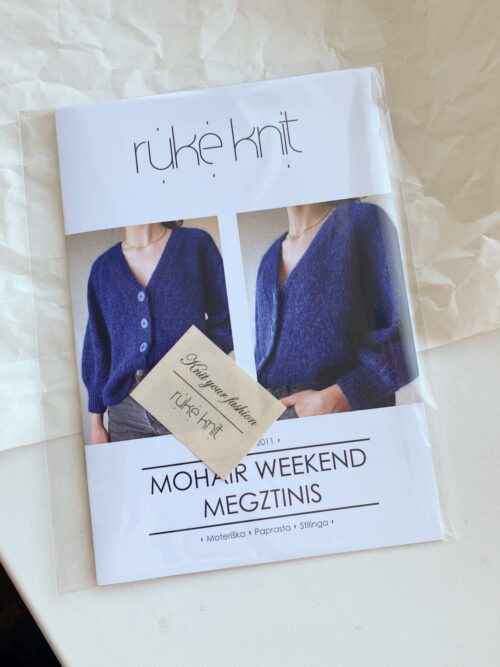 Mezgimo instrukcija Mohair weekend megztiniui